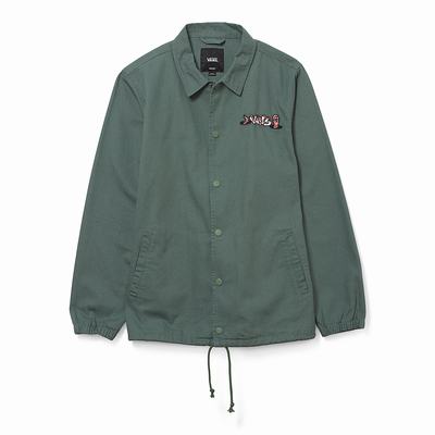 Chaquetas vans hombre sale verdes