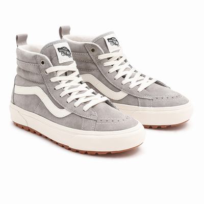 Vans mid top hombre gris new arrivals