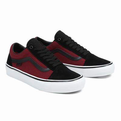 Vans rojas shop y negras