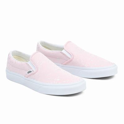 Vans slip shop on hombre rosas